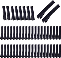 Eendenbek Klemmen - Haarklemmen Metalen - Haar Stylen - Sterke Anti-slip Grip - 50 Stuks - Zwart — thumbnail 1