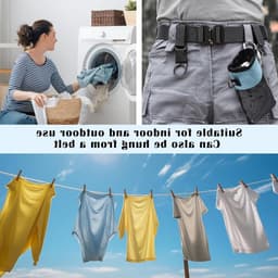 Waterdichte Kledingknijper Tas met Trekkoord, Organizer voor 300 Kledingknijpers, Ideaal voor Binnen en Buiten Gebruik — thumbnail 4