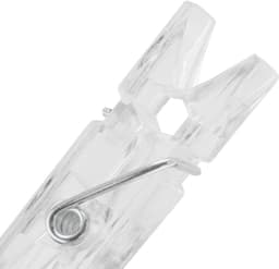 Dailygoods- Mini Wasknijpers 300 Stuks - Transparant - Kunststof - Kleine Knijpers - Duurzaam - Metalen Veer - Ideaal voor Knutselen — thumbnail 4