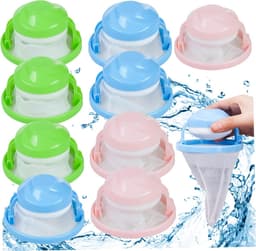 Huisdier Haarverwijderaar - Pluisvanger Wasmachine - Kleding Reinigen - Drijvend Ontwerp - 9 Stuks - Gemengde Kleuren — thumbnail 5