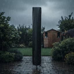 Droogmolen Hoes Universeel - Beschermhoes - 210DOxford-stof - 165x16x16 cm - Stofdicht, Regenbestendig en Zonwerend - Geschikt voor Tuin, Binnenplaats, Buiten en op de Camping - Groente — thumbnail 4