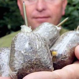Vis Aas Zakjes - Oplosbare Zakjes - Karper Vissen - Wateroplosbaar Materiaal - 100 Stuks - Wit — thumbnail 3