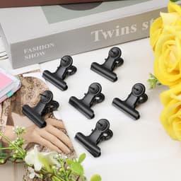 Duwpenklemmen Clips - Posterhangers Prikkers - Foto's Bevestigen - Stevige IJzeren Legering - 30 Stuks - Zwart — thumbnail 3