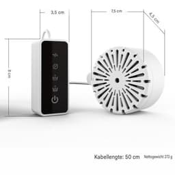 carmdering - 2-in-1 Fruit En Vegetable Wasmachine - Draagbare Groente Reiniger - Ultrasoon Apparaat - OH-ion Zuiveringstechnologie - Verwijdert 99% Residuen - ABS Materiaal - IPX7 Waterdicht - 1 Stuk — thumbnail 2