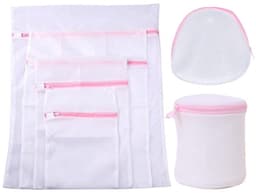 Mesh Waszakken Set - 7-delige set voor delicate kleding - Duurzaam en herbruikbaar - Bescherming tijdens het wassen - Ideaal voor lingeri... — thumbnail 1