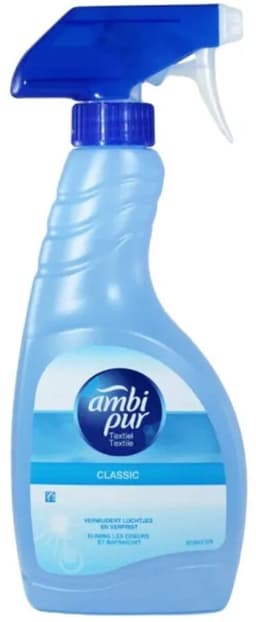 Ambi Pur Textielverfrisser Spray Classic Extra - 8 x 500 ml - Voordeelverpakking — thumbnail 2