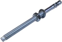Boutankers M10x160mm - Ankerschroef pluggen - Bevestigen in beton - Directe montage zonder barsten - 160 mm lengte - Zilver — thumbnail 5