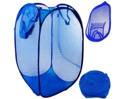 Opvouwbare Wasmand - Opbergmand 40L - Compact & Handig - Reis accessoires - Vakantie benodigdheden - Blauw — afbeelding 1