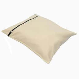Kledingscheidingszak - Isolatiezak met ritssluiting - Voorkomt dat dierenharen de waszakken verstoppen - Waszakken voor dierendekens - Zakken voor vuile was - Herbruikbaar - 70x80 cm - Khaki — thumbnail 3