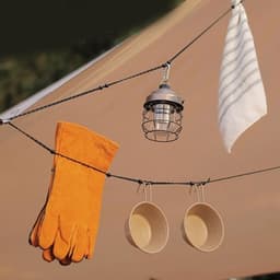 Waslijn - Reiswaslijn - Kleding Drogen - Antislip Ontwerp - 3 meter - Reflecterend — thumbnail 2