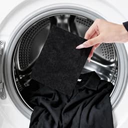Zwarte Textielverf - Stofkleur Verfrisser - Textiel Opfrissen - Voorkomt Kleuroverdracht - 10 Vellen - Zwart — thumbnail 4