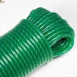 Waslijn Touw - Kledinglijn Gecoat - Buiten Droge Was - Duurzame PE Coating - 15 Meter - Groen — thumbnail 4