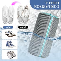 Wasmachine tas voor kinderen, herbruikbare sneaker waszak - 2 stuks, schoenbescherming — thumbnail 4