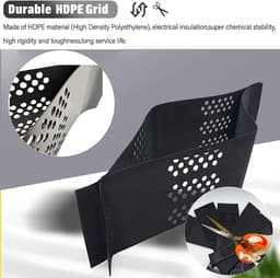 Grondrooster Stabilisatie - Grind Oprit - Bodem Stabiliseren - Hoge Draagkracht - 40x40cm - Zwart — thumbnail 4