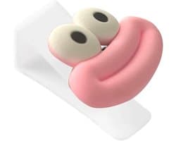 Vuilzakhouder Clip - Afvalzak Bevestiging - Afvalbeheer Organiseren - Eenvoudige Klem Installatie - 36x31x43 mm - Wit