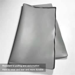 Bovenste afdekking voor wasmachine en droger, siliconen mat voor wasmachine en droger, bovenste bescherming, antislip, krasbestendig, werkblad afdekking voor bijkeuken, hittebestendig (grijs, L) — thumbnail 2