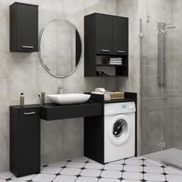 Wasmachine Ombouw - Opbouwmeubel - Kast Wasdroger - Meubel - comfort — thumbnail 2