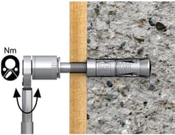 Mechanisch Anker - Bevestigingsanker Betonanker - Zware Bevestigingen - Eerste Mechanisch Anker - M10x75mm - Roestvrij staal — thumbnail 4