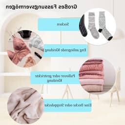 Set van 2 Waszakken, Grote Opbergzakken voor Vuile Was met Trekkoord, Vouwbare Wasmand voor Thuis en Reizen, Ideaal voor Organisatie en Ruimtebesparing (1 stuk 30 cm x 40 cm, 1 stuk 60 cm x 80 cm) — thumbnail 2