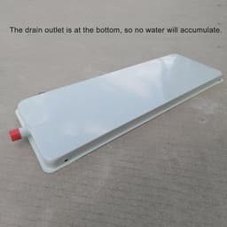 Condensbak Airco - Lekbak Warmtepomp - Voorkom Waterschade - Gegalvaniseerd Staal - 91x24cm 3p — thumbnail 4
