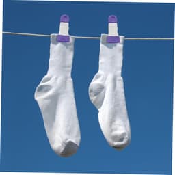 Wasknijpers Kleding Klemmen - Kledingclips Dekenhouders - Kleding Ophangen - Sterke Klemkracht - 10 Stuks - Paars — thumbnail 3