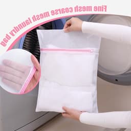2 waszakken - waszak met verborgen rits - waszak voor wasmachine - 40 x 50 cm — thumbnail 2