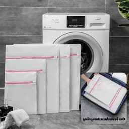 10-delige Wasnet voor de Wasmachine - Grote MESH Waszak voor Kleding, Ondergoed en Schoenen - Ideaal voor Babykleding en Delicate Stoffen — thumbnail 3