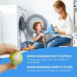 Dierenhaarverwijderaar, wasmachine, 8 stuks dierenhaarverwijderaar voor wasgoed, haarverwijderaar voor huisdieren, wasvanger voor wasgoed, herbruikbare haarvanger — thumbnail 2