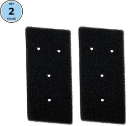 Bramokava 2x Filter geschikt voor Droger Whirlpool Bauknecht Ignis ( met 4 gaatjes) - 481010345281 - 8015250474909 - 481010716911 - 220 x 110 mm - Spons Foam Schuimfilter — thumbnail 1