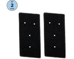 Bramokava 2x Filter geschikt voor Droger Whirlpool Bauknecht Ignis ( met 4 gaatjes) - 481010345281 - 8015250474909 - 481010716911 - 220 x 110 mm - Spons Foam Schuimfilter — afbeelding 1