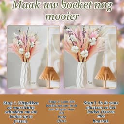 101 Pcs, Droogbloemdecoraties,Droogbloemen, Moderne Woonkamerdecoraties, Kunstbloemen voor Knutselwerkjes, Doe-Het-Zelf Woonkamerdecoratiesets, Droogbloemboeketten — thumbnail 3
