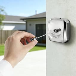 Retractable clothesline 9,5 cm - roestvrij staal 304 - ruimtebesparend - ideaal voor binnen en buiten - ShopVlot — thumbnail 3