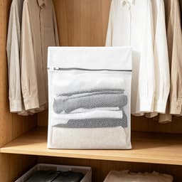 15 herbruikbare mesh waszakken met ritssluiting, ideaal voor ondergoed, sokken en delicate kleding, 30 x 40 cm — thumbnail 5