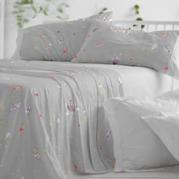 Blanco Beddengoed van katoen, bed 105 cm (+ beschikbare maten), design 629, grijs (105 x 190/200 cm) — thumbnail 1
