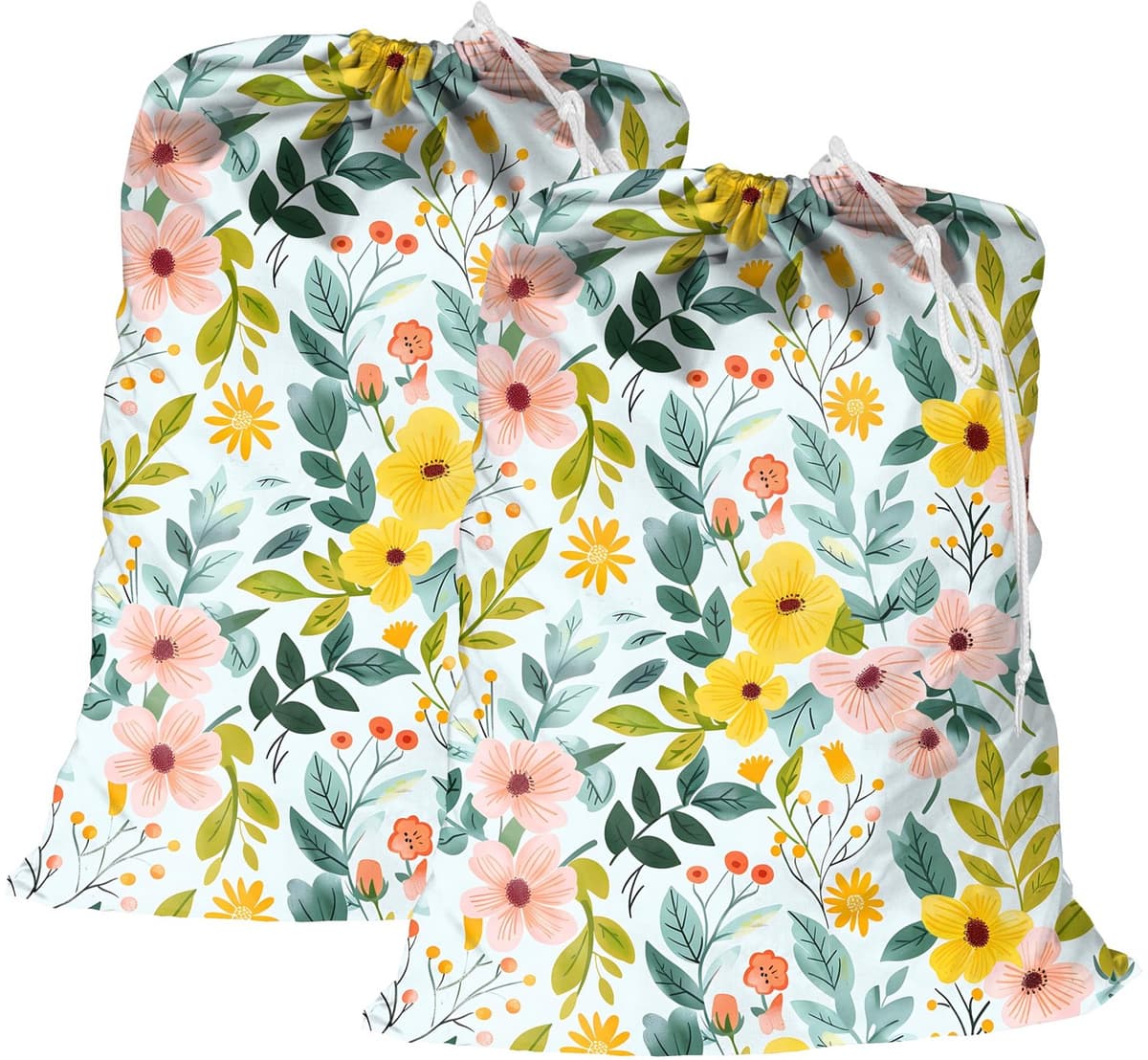Set van 2 Opvouwbare Waszakken van Oxford Stof voor Spring — afbeelding 1