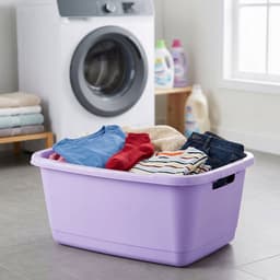 Keeeper Aenna Wasmand 52L - Soft Purple, Rechthoekig — thumbnail 2