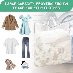 Wasmachine Wasnetten Set van 4 Stuks, 50 x 60 cm, Herbruikbare Waszak voor Kleding, Ideaal voor Delicate Stoffen en Reizen — thumbnail 4