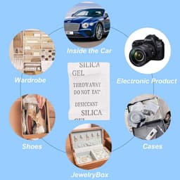 100 Pakketten Silica Gel Zakjes 1g Silica Droogmiddelzak Silica Gel Levensmiddelenkwaliteit Hygroscopisch Middel Ontvochtiger — thumbnail 3