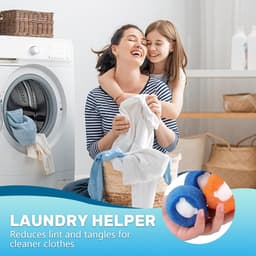 8 stuks wasmachine-opvangbakken, haarvanger voor wasmachine, voor het verwijderen van huisdierballen, herbruikbare wasmachine, verwijderen van dierenballen, verminderen — thumbnail 5