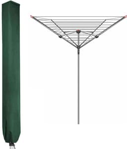PATIO PLUS Grote Roterende Waslijn Cover 16x16x180cm Waterdichte Roterende Droger Cover Kleding Luchter Met Zip 600D - ShopVlot — thumbnail 1