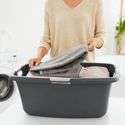 Rotho Flowers Wasmand 50L Antraciet — thumbnail 2