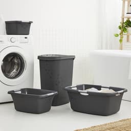 Rotho Flowers Wasmand 12L Antraciet — thumbnail 4