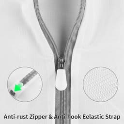 3 Pack Waszakken - Netwaszakken - Wasnetten - Wasnet Groot -Grote duurzame zakken - Delicate kleding - Perfect voor wasmachines - Jassen - Jeans - 40x50 - Huishoudelijk accessoire — thumbnail 2