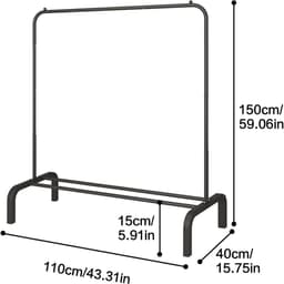 Daily Supplies® Handdoekrek Radiator - Badkamer - Droogrek - Zwart — thumbnail 1