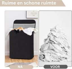 DailySupplies® Wasmand 3 Vakken - Wassorteerder - 145L — thumbnail 4