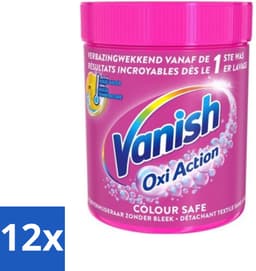 Vanish Oxi Action - Veilige Kleur - Vlekkenverwijderaar Poeder - Zonder Bleek - Gekleurde Was - 550 Gram - Voordeelverpakking - 12 stuks — thumbnail 1