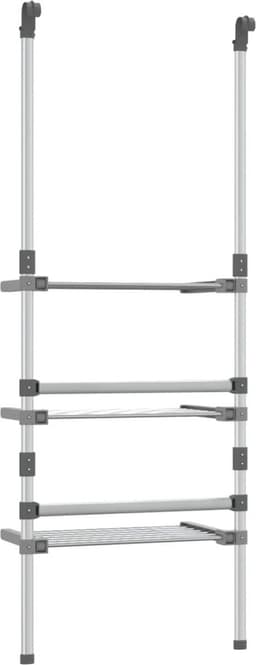 vidaXL - Droogrek - 3-laags - hangend - aluminium — thumbnail 4
