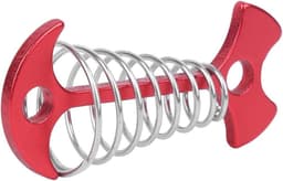 Grondanker voor Buiten Kamperen - 4 Stuks Aluminiumlegering Spiraal Grondpen met Touw Gesp — thumbnail 5
