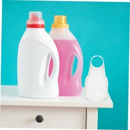 Een set van twee opvouwbare wasbekerhouders – lekvrij, gemaakt van lichtgewicht wit plastic, Geschikt voor het laten uitlekken van kleding/sponzen. — thumbnail 2