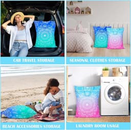 Waterdichte Reiswaszak met Handvat - 2 Stuks voor Vuile Kleding, Badkleding en Zwemspullen - Ideaal voor Vakantie en Sportactiviteiten — thumbnail 2